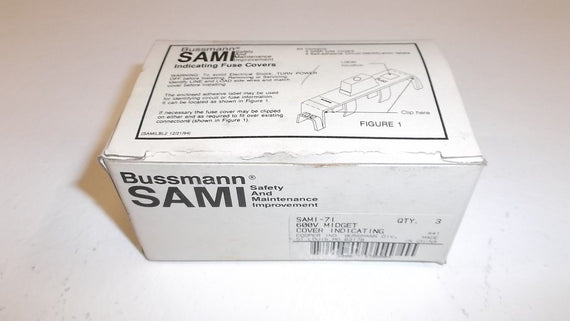 LOT OF 3 BUSSMAN SAMI-71 *NEW IN BOX*