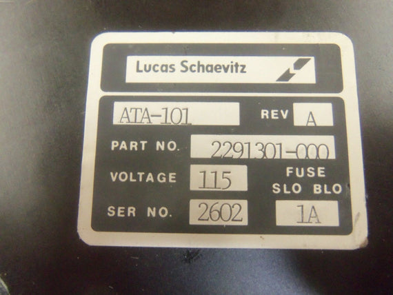 LUCAS SCHAEVITZ ATA-101 REFERENCE RIGHT TRANSDUCER