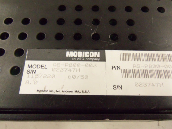 MODICON AS-P800-003 *USED*