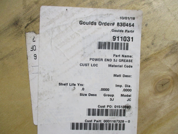 GOULDS PUMPS 911031 NSMP