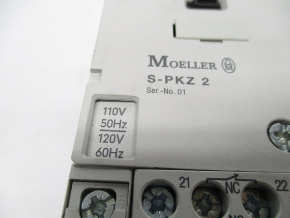 KLOCKNER MOELLER S-PKZ2 110-120V NSNP