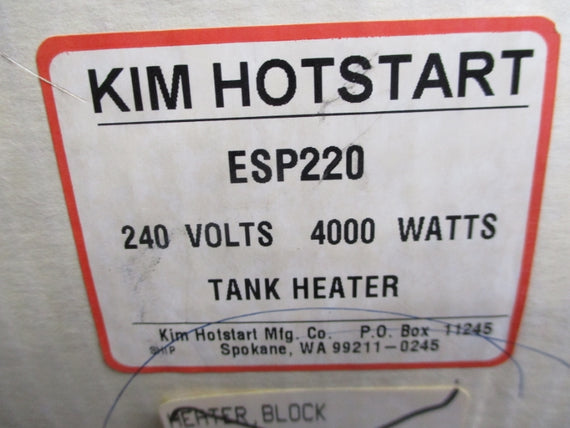 KIM HOTSTART ESP220 240V 1 1/4" NSMP