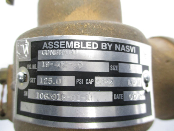 CONBRACO 19-402-35 125PSI 1" NSNP