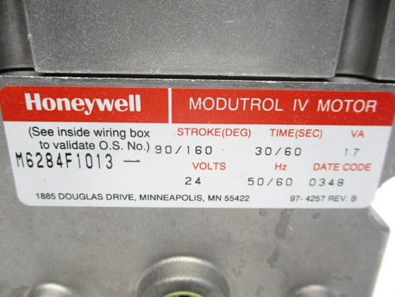 HONEYWELL M6284F1013 24V 30-60S NSMP