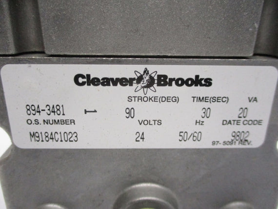 CLEAVER BROOKS 894-3481 M9184C1023  24V 30S NSMP