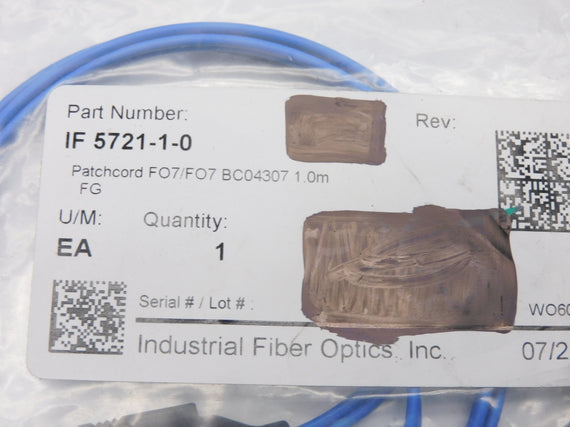 INDUSTRIAL FIBER OPTICS IF5721-1-0 NSMP