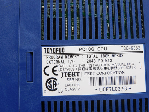 JTEKT TCC-6353 PC10G-CPU NSMP