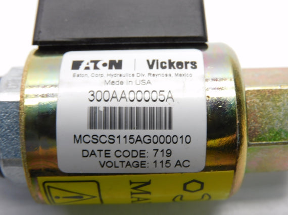 EATON VICKERS MCSCS115AG000010 115VAC NSNP