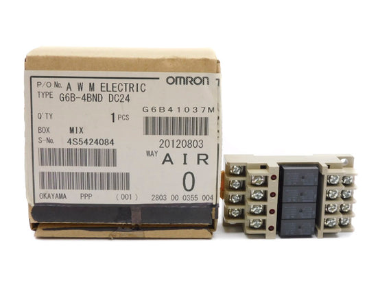 OMRON G6B-4BND 24VDC 5A NSMP