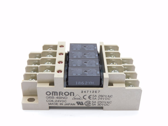 OMRON G6B-4BND 24VDC 5A NSMP