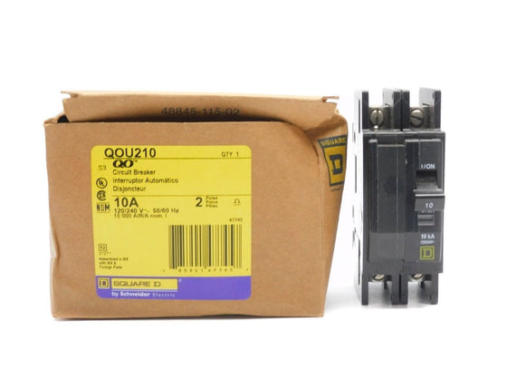 SQUARE D QOU210 120/240V 10A (AS PICTURED) NSMP