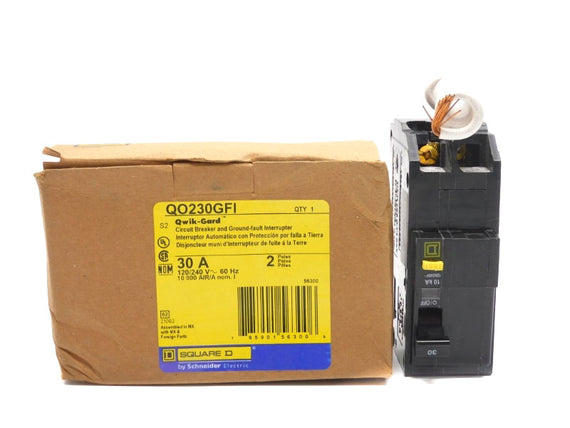 SQUARE D QO230GFI 120/240V 30A (AS PICTURED) NSMP