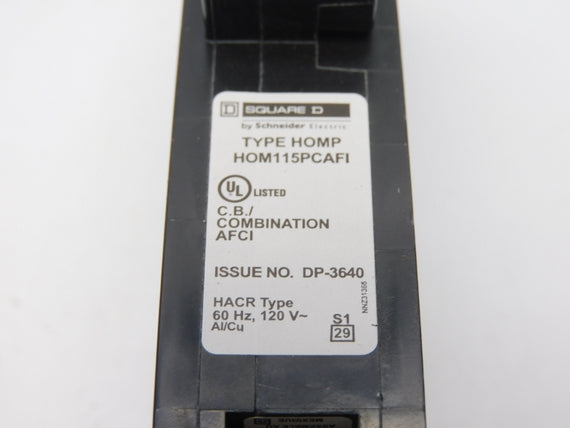 SQUARE D HOM115PCAFI 120V 15A (AS PICTURED) NSMP