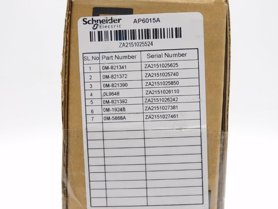 SCHNEIDER ELECTRIC AP6015A NSFS