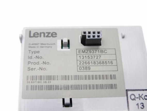 LENZE EMZ9371BC 13153727 NSNP