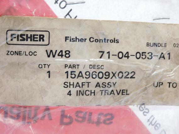 FISHER CONTROLS 15A9609X022 4" NSMP