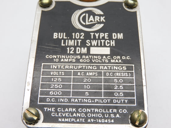 THE CLARK CONTROLLER 12DM 600V 20A NSNP