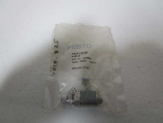 FESTO 1-WAY CONTROL VALVE GRLA-1/8-QS-4-RS-B * NEW IN BAG *