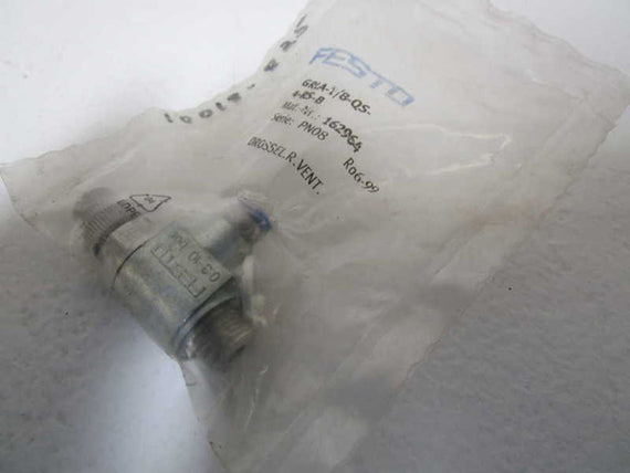 FESTO 1-WAY CONTROL VALVE GRLA-1/8-QS-4-RS-B * NEW IN BAG *