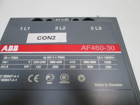 ABB CONTACTOR AF460-30 * USED *