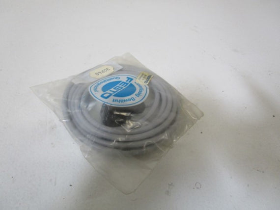 FESTO 30940 PLUG SOCKET W/ CABLE KMV-1-220-2.5 * NEW IN FACTORY BAG *
