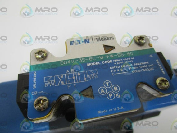 EATON/VICKERS VALVE DG5S4-042C-T-M-FW-B5-60 * NEW NO BOX *