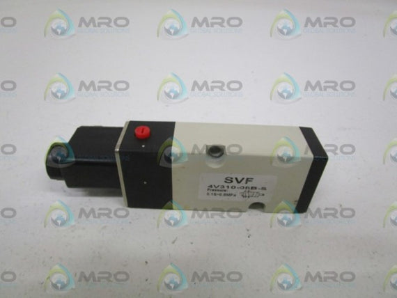 SVF 4V310-08B-S SOLENOID VALVE * USED *