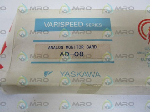 YASKAWA ANALOG MONITOR CARD A0-08 *NEW IN BOX*