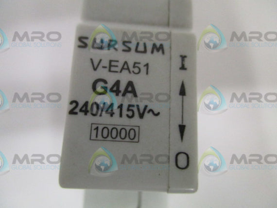 ABL SURSUM V-EA51-G4A CIRCUIT BREAKER 4A * NEW NO BOX *