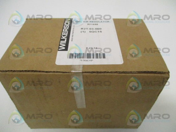 WILKERSON R21-03-000 DIAL AIR REGULATOR *FACTORY SEALED*