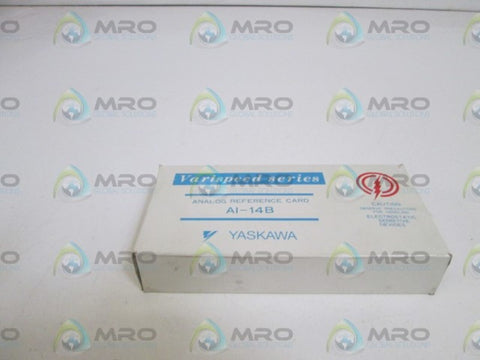 YASKAWA ANALOG REFERENCE CARD AI-14B *NEW IN BOX*