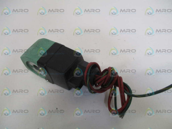 ASCO 250404-601 MP-C-134B SOLENOID VALVE COIL 100-240V * USED *