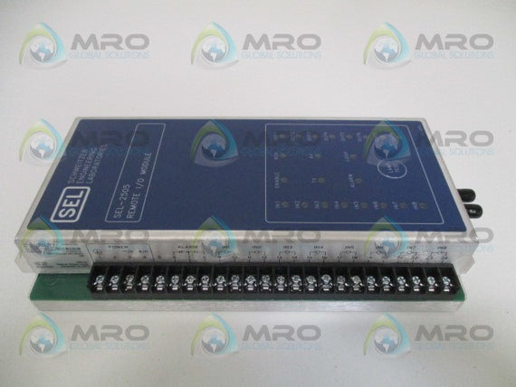 SEL SEL-2505 2505434XX SPECIAL SPEC-585 REMOTE I/O MODULE *USED*