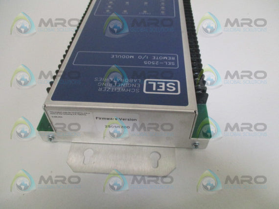 SEL SEL-2505 2505434XX SPECIAL SPEC-585 REMOTE I/O MODULE *USED*