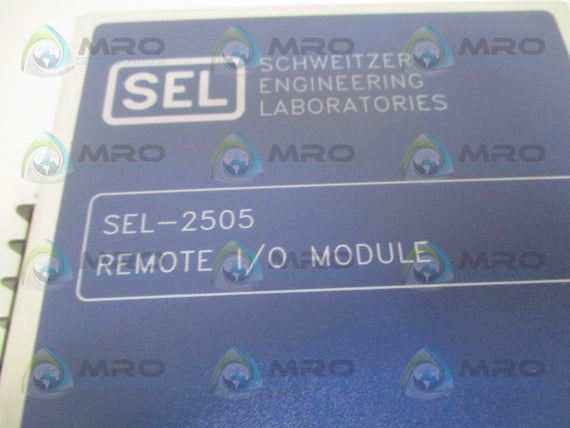 SEL SEL-2505 2505434XX REMOTE I/O MODULE *NEW IN BOX*