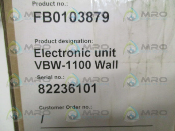 BTG INSTRUMENTS VBW-1100 BASIS WEIGHT VALVE * NEW IN BOX *