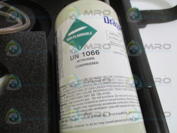 DRAGER UN1956 UN1066 COMPRESSED NITROGEN/GAS * NEW IN ORIGINAL PACKAGE *