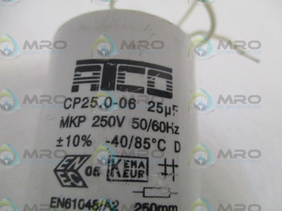 ATCO CP25.0-06 CAPACITOR 250V * NEW NO BOX *