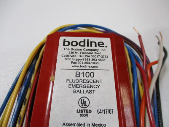 BODINE B100 * NEW IN BOX *