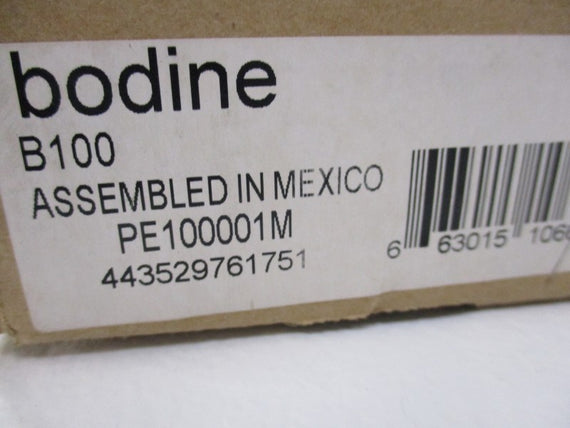 BODINE B100 * NEW IN BOX *