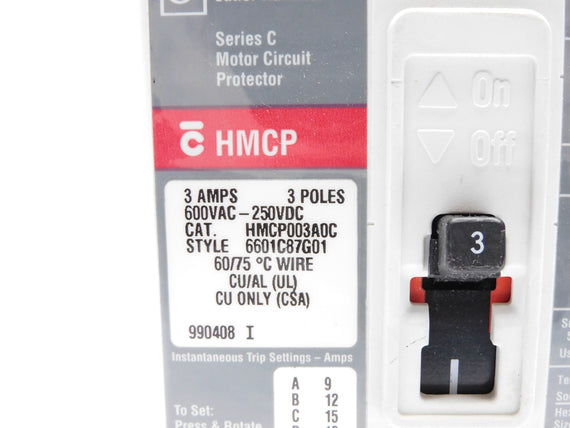 CUTLER HAMMER HMCP003A0C 3A (GREY) NSNP
