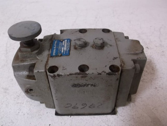 SPERRY-VICKERS F3XG-10-3F-21 PRESSURE RELIEF VALVE * USED *