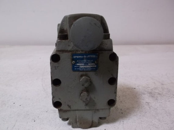 SPERRY-VICKERS F3XG-10-3F-21 PRESSURE RELIEF VALVE * USED *