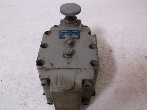 SPERRY-VICKERS F3XG-10-3F-21 PRESSURE RELIEF VALVE * USED *