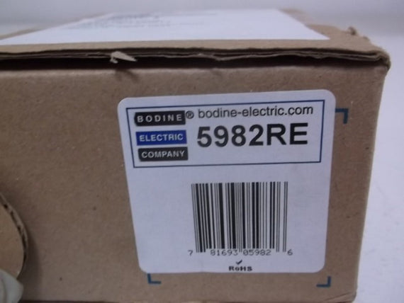 BODINE 5982RE RECEPTACLE * NEW IN BOX *