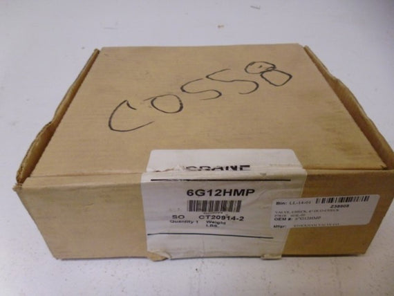 CRANE DUO-CHEK II G12HMP 6" CAST CHECK VALVE * NEW IN BOX *