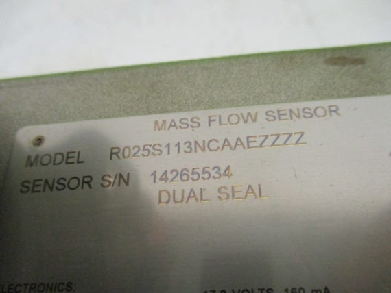 MICROMOTION R025S113NCAAEZZZZ MASS FLOW SENSOR * NEW IN BOX *