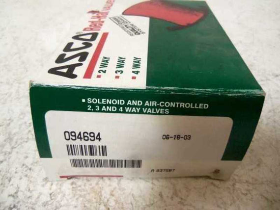ASCO 094694 REBUILD KIT * NEW IN BOX *