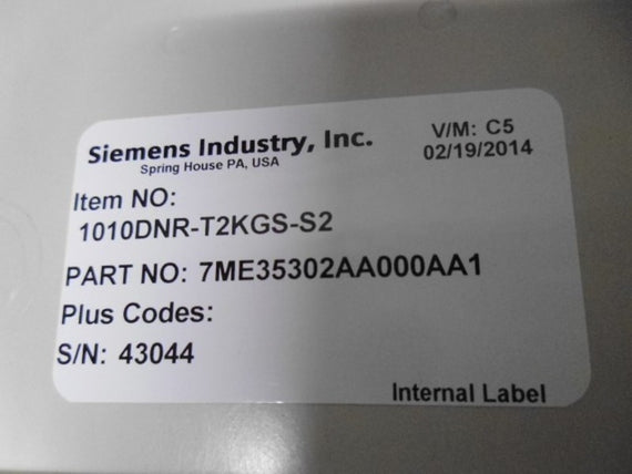 SIEMENS SITRANS F 7ME35302AA000AA1 1010DNR-T2KGS-S2 * NEW IN BOX *