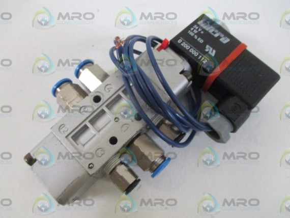 MICRO 0 220 002 311 SOLENOID VALVE * USED *